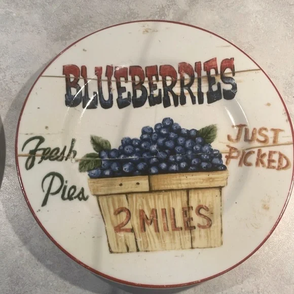 New Home Trends “Farm Fresh” Plates - Picture 2 of 7